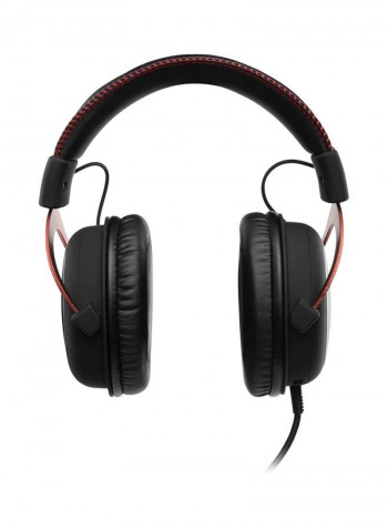 Cloud II Wired Over-Ear Gaming Headphones For PS4/PS5/XOne/XSeries/NSwitch/PC Black/Red