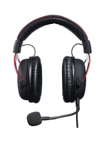 Cloud II Wired Over-Ear Gaming Headphones For PS4/PS5/XOne/XSeries/NSwitch/PC Black/Red