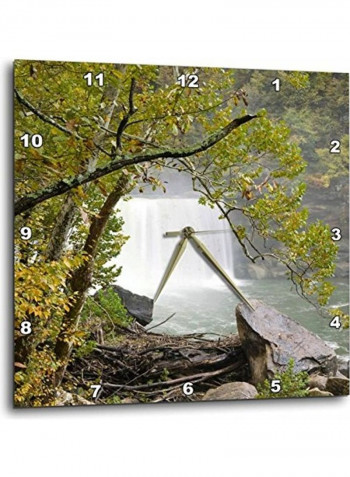 Cumberland Waterfalls Wall Clock Multicolour 15x15inch