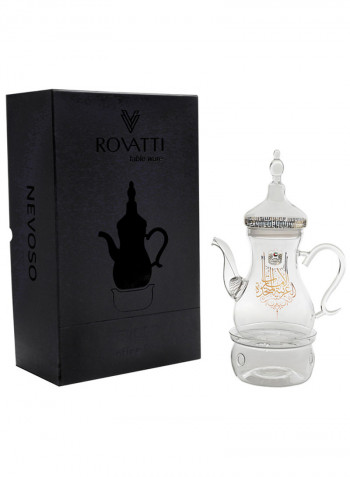 3-Piece Nevoso Coffee Pot 1L Clear