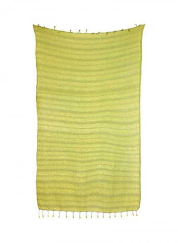 Cotton Bath Towel Green 37x70inch