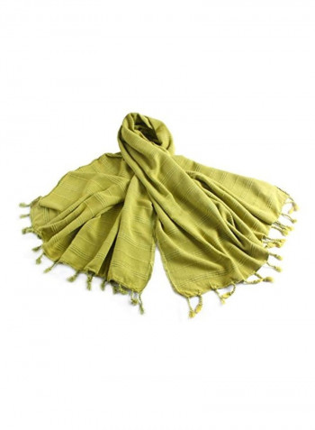 Cotton Bath Towel Green 37x70inch