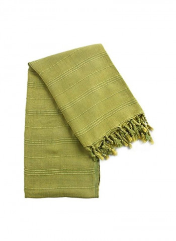 Cotton Bath Towel Green 37x70inch