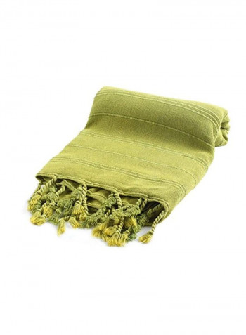 Cotton Bath Towel Green 37x70inch