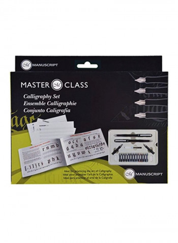 Masterclass Calligraphy Set Black/Silver