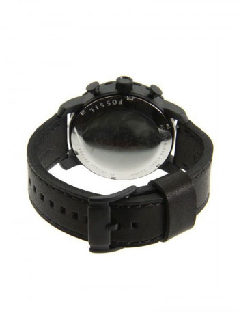 Men's Leather Analog Watch JR1354