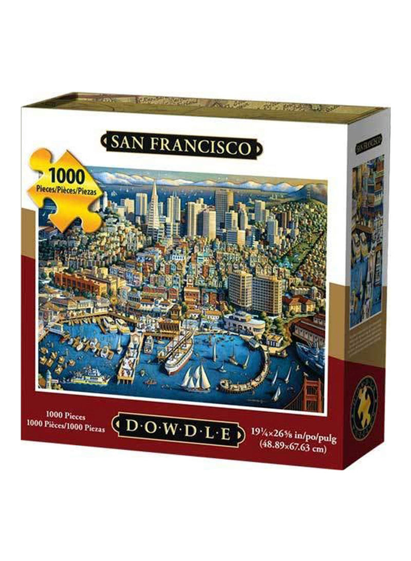 1000-Piece San Francisco Jigsaw Puzzle Set