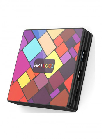 Android TV Set Top Box With Remote Control HK1 Multicolour