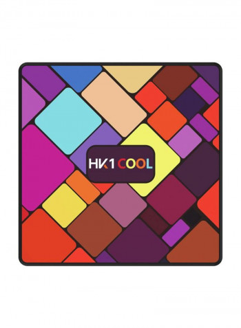 Android TV Set Top Box With Remote Control HK1 Multicolour