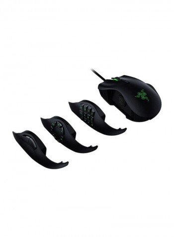 Naga Trinity - Chroma Gaming Mouse Interchangeable Side Plates With Up To 19 Programmable Buttons Black