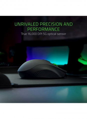 Naga Trinity - Chroma Gaming Mouse Interchangeable Side Plates With Up To 19 Programmable Buttons Black