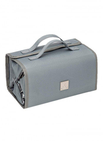 Pack Of 4 Travel Organizer Roll-Up Cosmetic Bags Blue