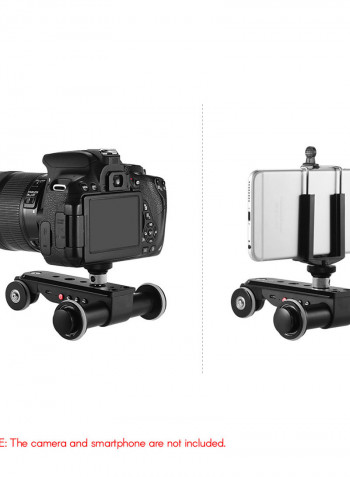 Pro Auto Dolly Motorized Video Slider Skater 12.5 * 14.5 * 4cm Black