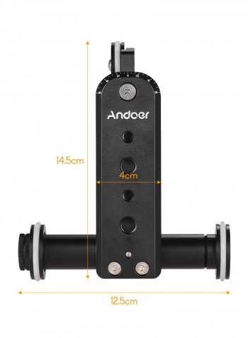 Pro Auto Dolly Motorized Video Slider Skater 12.5 * 14.5 * 4cm Black