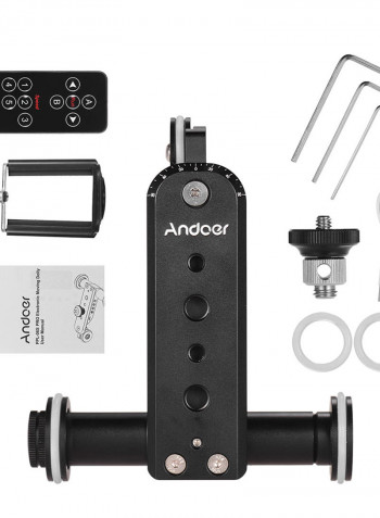 Pro Auto Dolly Motorized Video Slider Skater 12.5 * 14.5 * 4cm Black