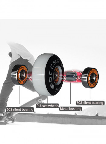 Professional Skateboard Wheels Assembly Competition Dedicated Bracket Parts Kit 21x12x14cm