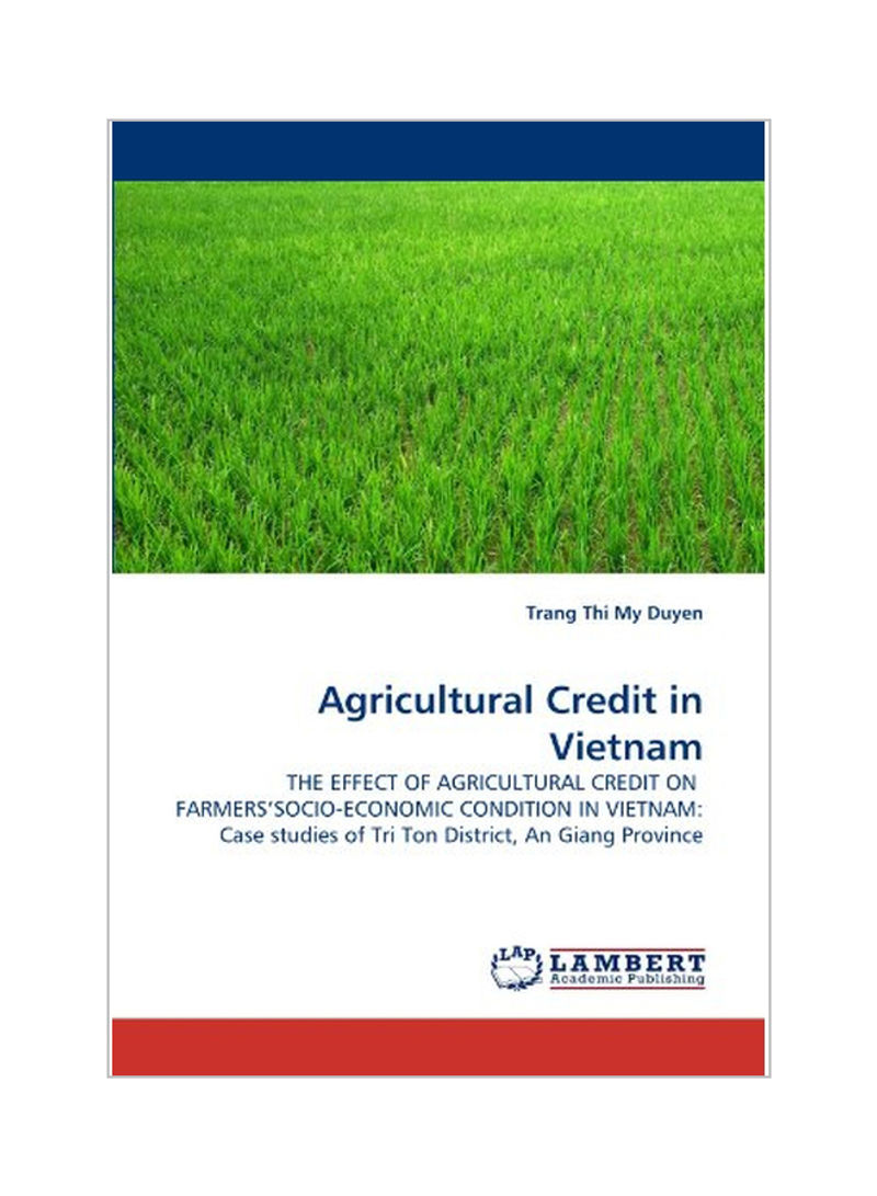 Agricultural Credit In Vietnam Paperback