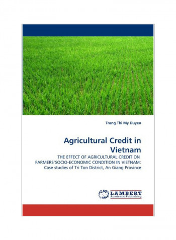 Agricultural Credit In Vietnam Paperback