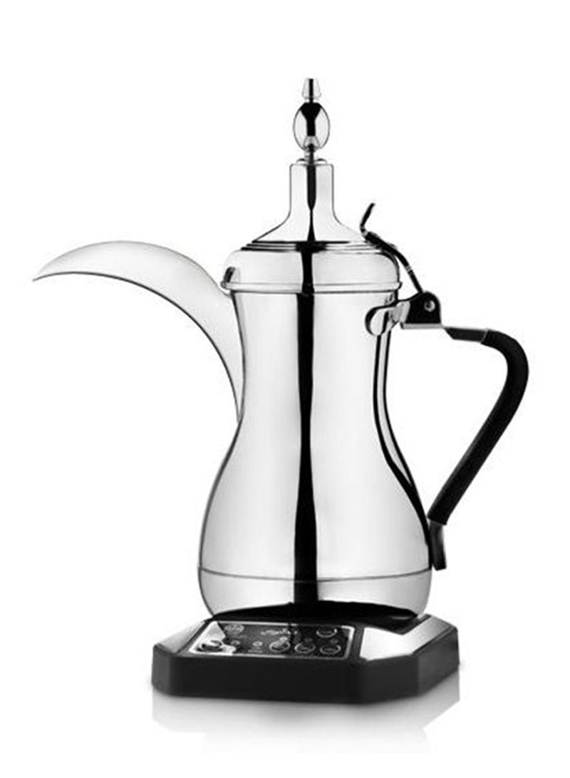 Electric Dallah Fursaan Arabic Coffee Maker AL7002T Silver