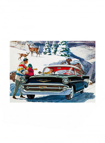 1000-Piece Winter Drive Jigsaw Puzzle 26.6 x 19.25inch