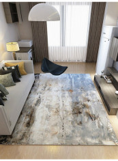 Abstract Painting Living Room Carpet Multicolour 80(W)x120(L)centimeter