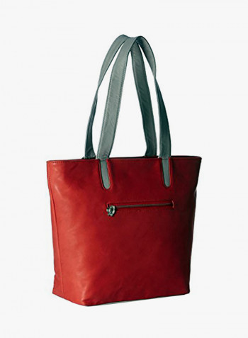Polyester Blend Shoulder Bag Red