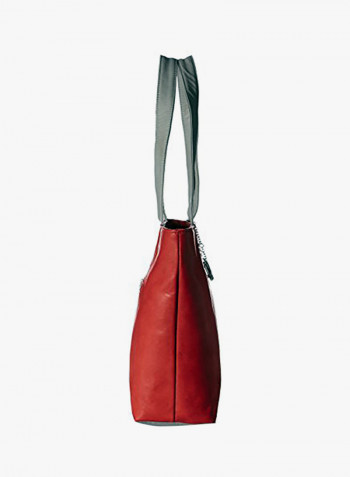 Polyester Blend Shoulder Bag Red