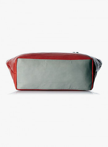 Polyester Blend Shoulder Bag Red