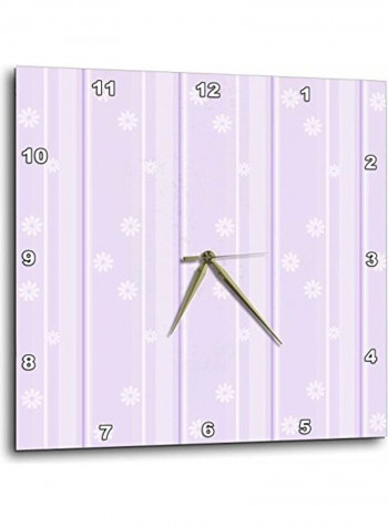 Analog Wall Clock Purple