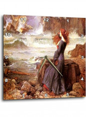 Picture Of Waterhouse Fairytale Painting 1916 Wall Clock Multicolour 15x15inch