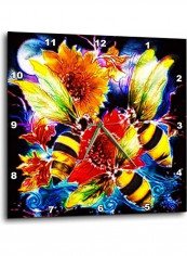 Decorative Printed Wall Clock Multicolour 15x15inch