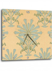 Vintage Art Printed Analog Wall Clock Multicolour 15x15x0.1inch