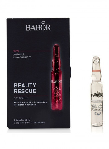 7-Piece Ampoule Concentrates SOS Beauty Rescue 2ml