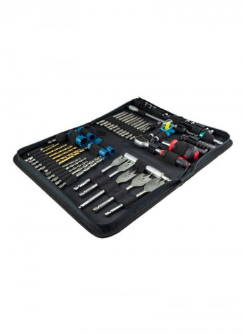 79-Piece Technicians Kit Black/Silver/Blue