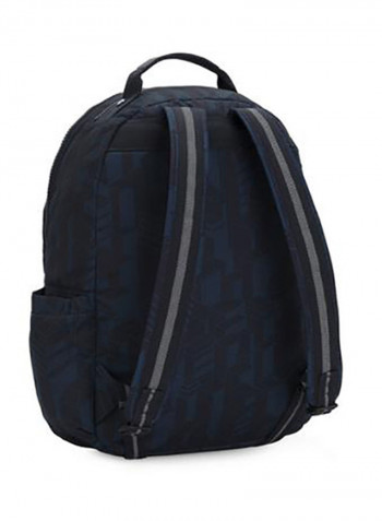 Kids Seoul School Backpack 17.3-Inch Dark Blue/Black