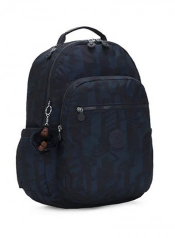 Kids Seoul School Backpack 17.3-Inch Dark Blue/Black