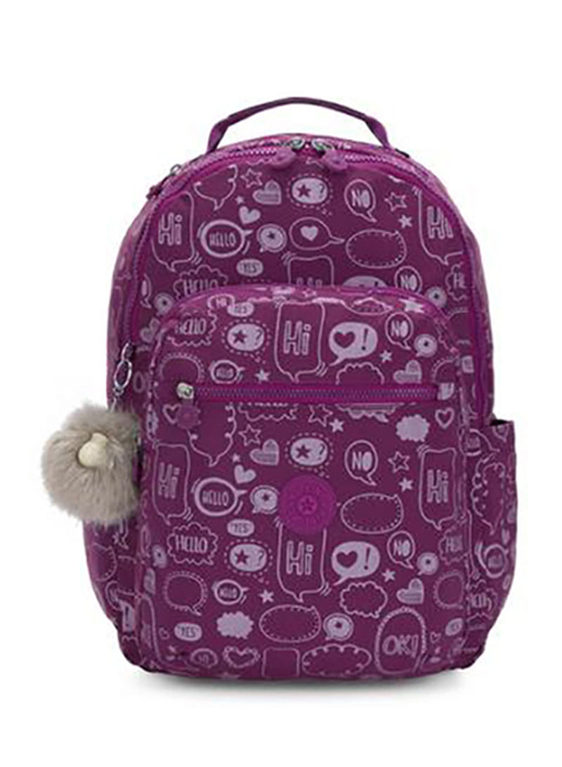 Kids Seoul School Backpack 17.3-Inch Purple