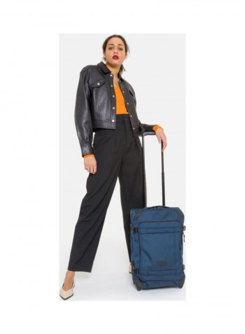 Traverz Cabin Luggage Trolley 20 Inch Navy Blue
