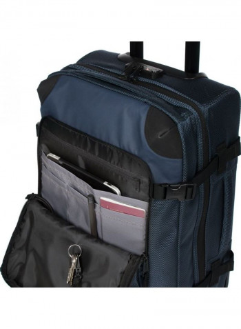 Traverz Cabin Luggage Trolley 20 Inch Navy Blue
