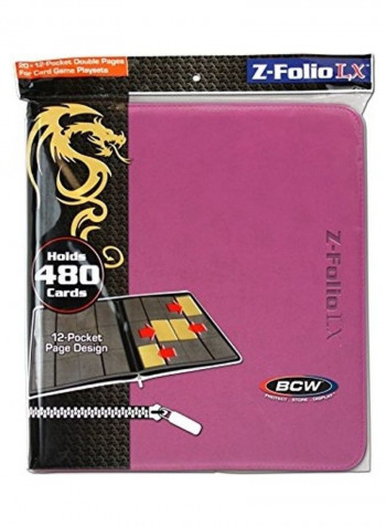 12 Pocket Z-Folio Case For Card