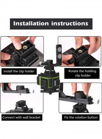 Multi Functional 16 Line Laser Level Set Multicolour