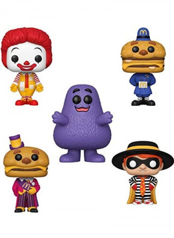 Set Of 5 Ad Icons Figure 11x10x7inch