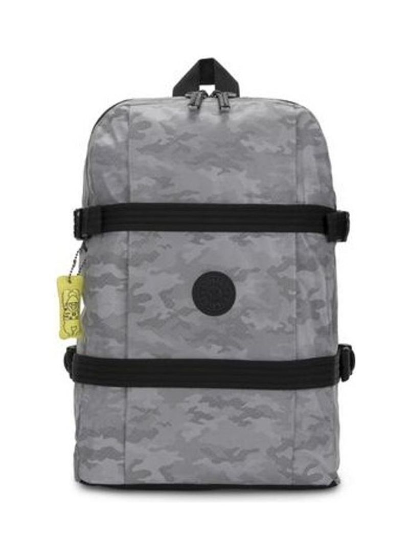 Tamiko Fastening Buckle Casual Backpack Grey/Black