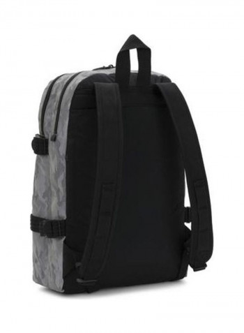 Tamiko Fastening Buckle Casual Backpack Grey/Black