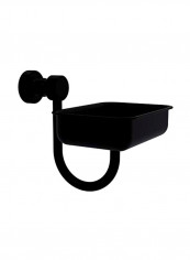 Foxtrot Collection Wall Mounted Soap Dish Black