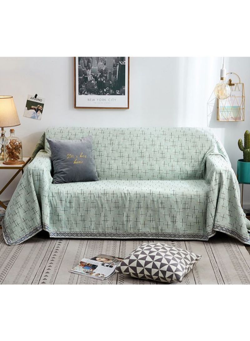 Modern European Style Comfortable Sofa Slipcover Grey 180X260centimeter
