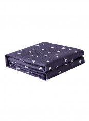 Geometry Pattern Print Blanket Polyester Purple 200x220centimeter