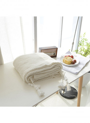 Soft Air Conditioner Blanket Cotton Multicolour 130x170centimeter