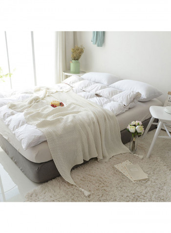 Soft Air Conditioner Blanket Cotton Multicolour 130x170centimeter