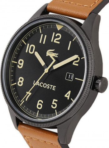 Men's Lacoste Continental Leather Analog Wrist Watch 2011021